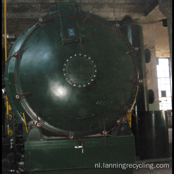 Lanning afvalbanden pyrolyse-machines